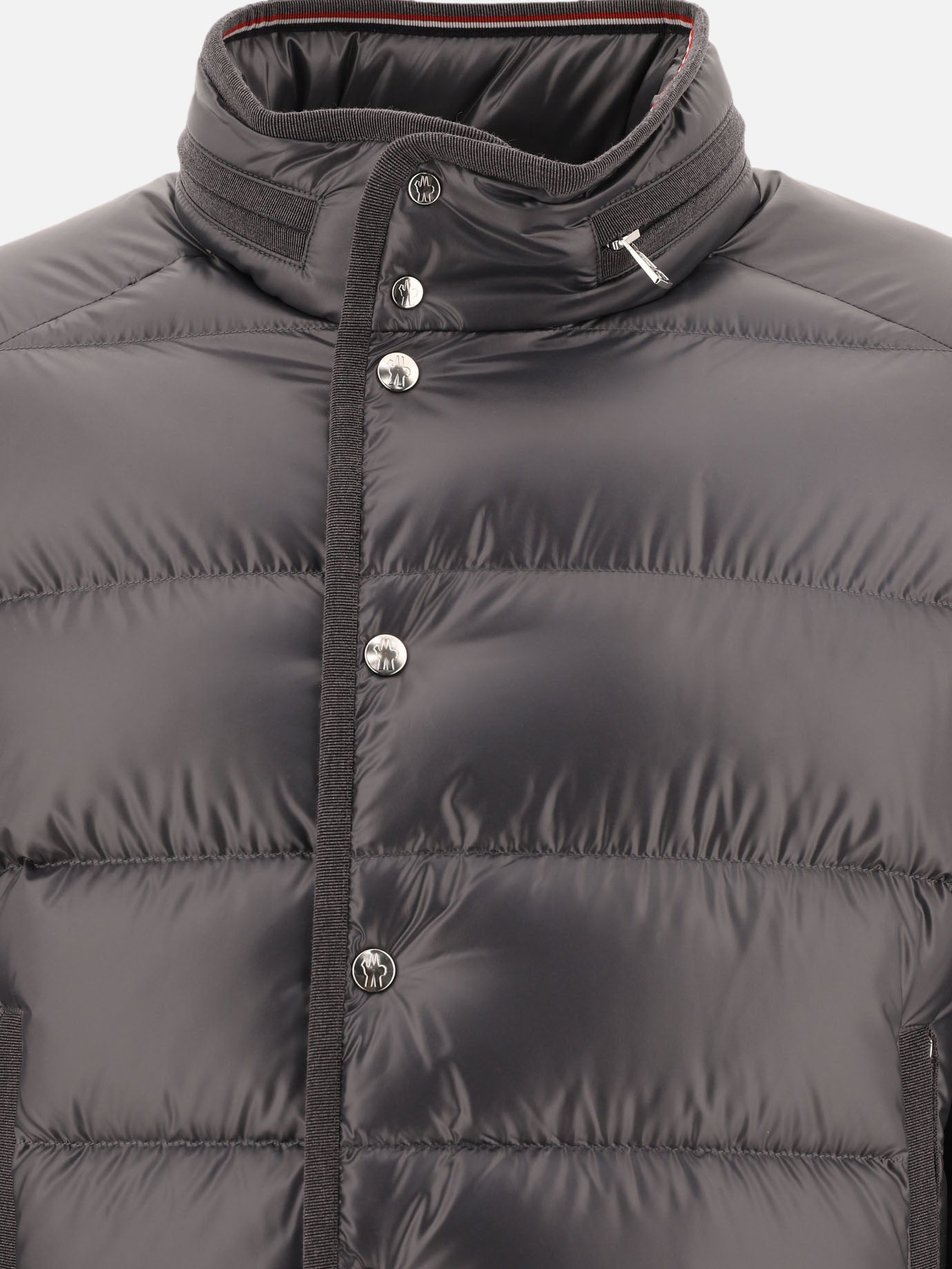 Piumini corti Solid colour  Grigio - Moncler Uomo | PDP | VIETTI Online Store | Zoom-Modal_3
