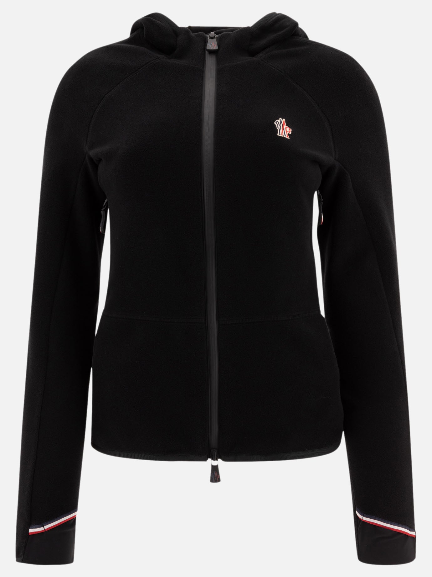 Giacche in pile Solid colour  Nero - Moncler Grenoble Donna | PDP | VIETTI Online Store | thumbnail
