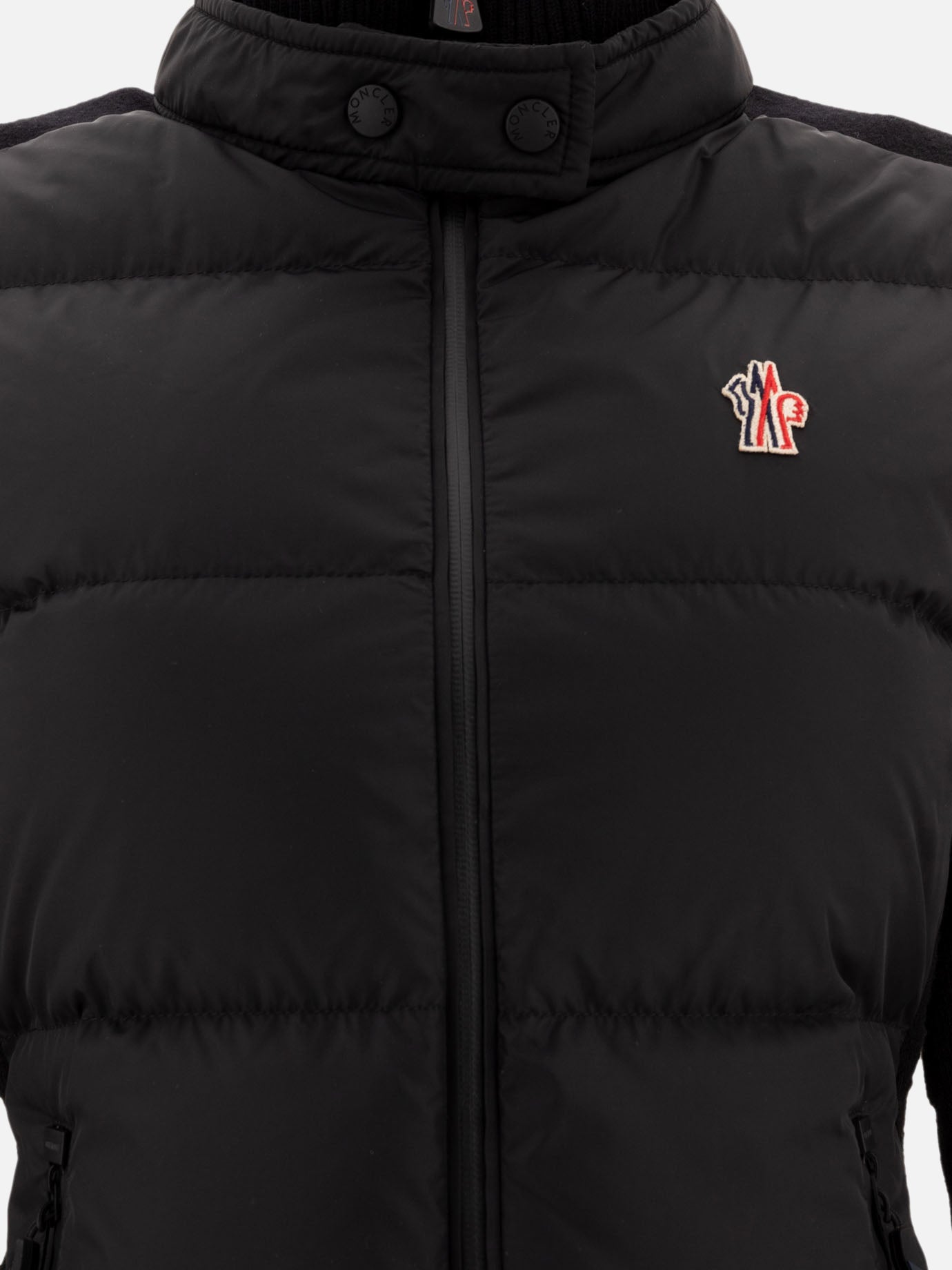 Moncler Grenoble Tricot down jacket Black