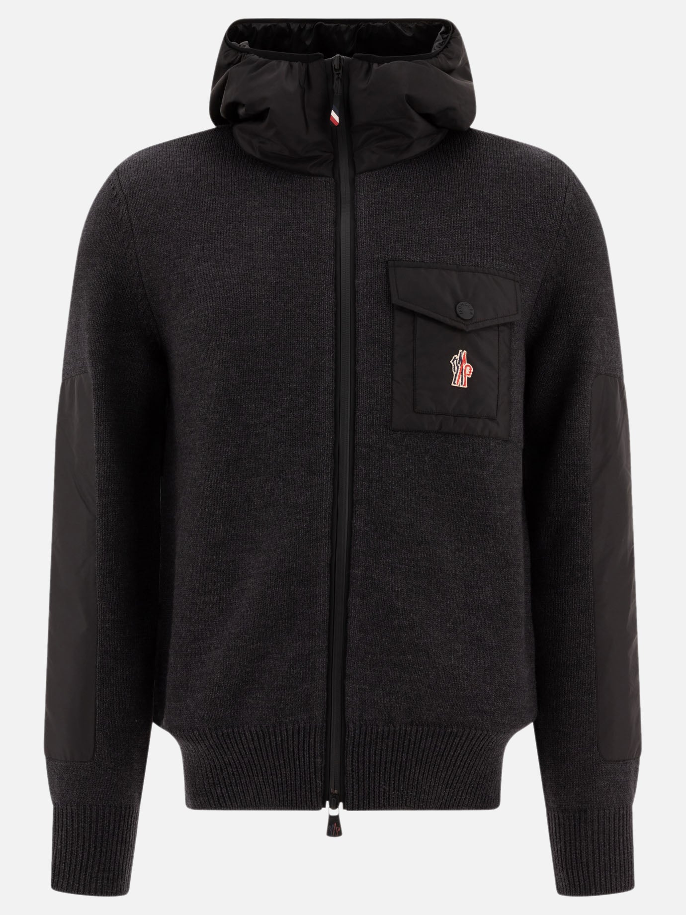 Piumini corti Solid colour  Grigio - Moncler Grenoble Donna | PDP | VIETTI Online Store | Zoom-Modal
