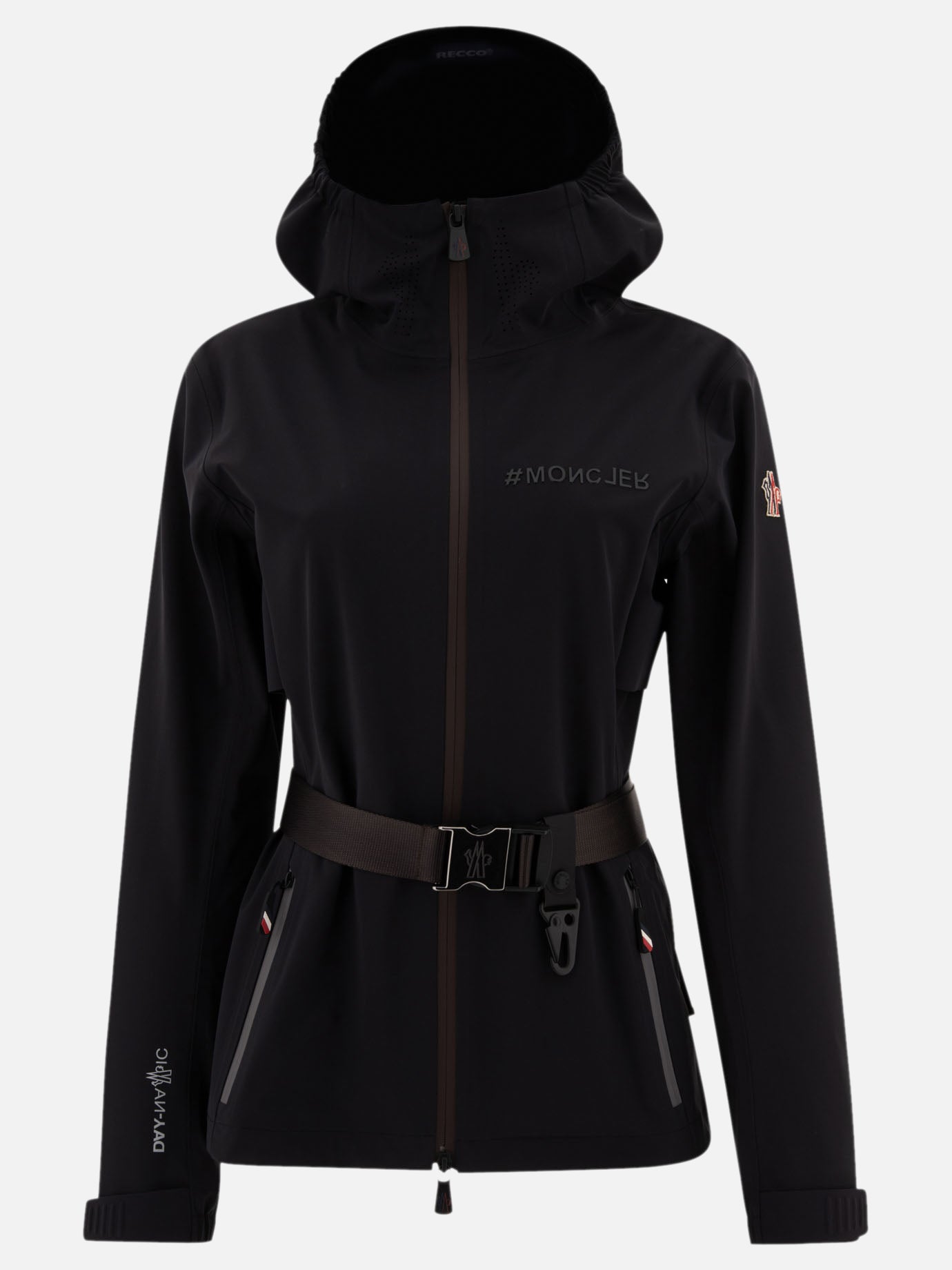 Giacche tecniche Solid colour  Nero - Moncler Grenoble Donna | PDP | VIETTI Online Store | thumbnail
