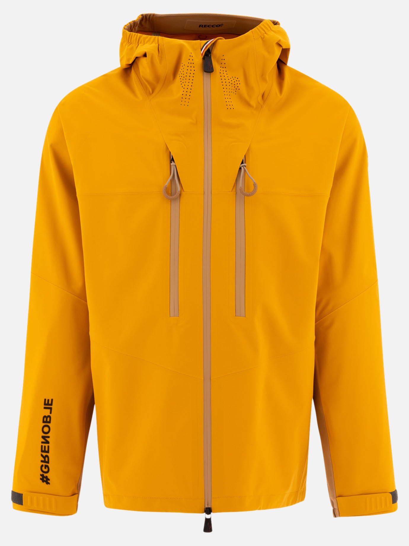 Giacche tecniche Solid colour  Giallo - Moncler Grenoble Uomo | PDP | VIETTI Online Store | Zoom-Modal
