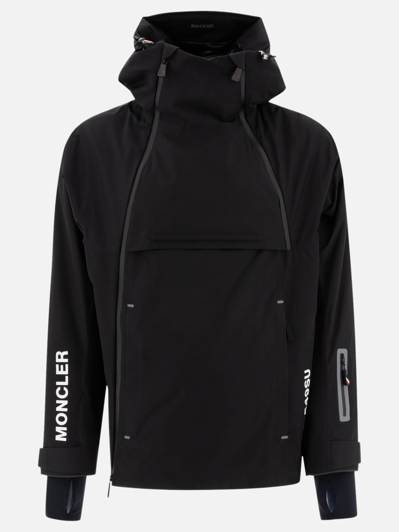 Technical jackets Solid colour  Black - Moncler Grenoble Men | PDP | VIETTI Online Store | thumbnail