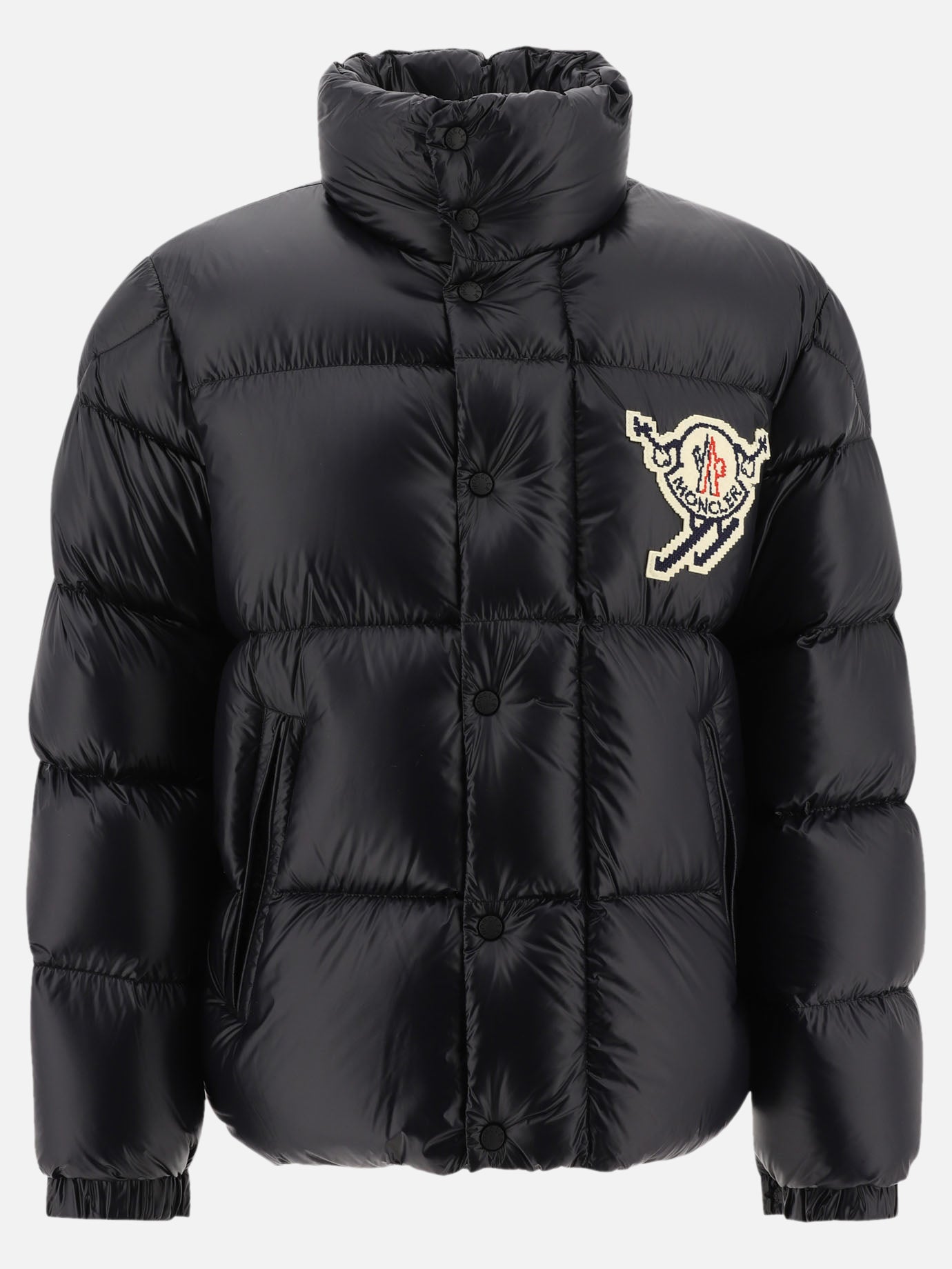 Piumini corti Solid colour  Nero - Moncler Uomo | PDP | VIETTI Online Store | Zoom-Modal
