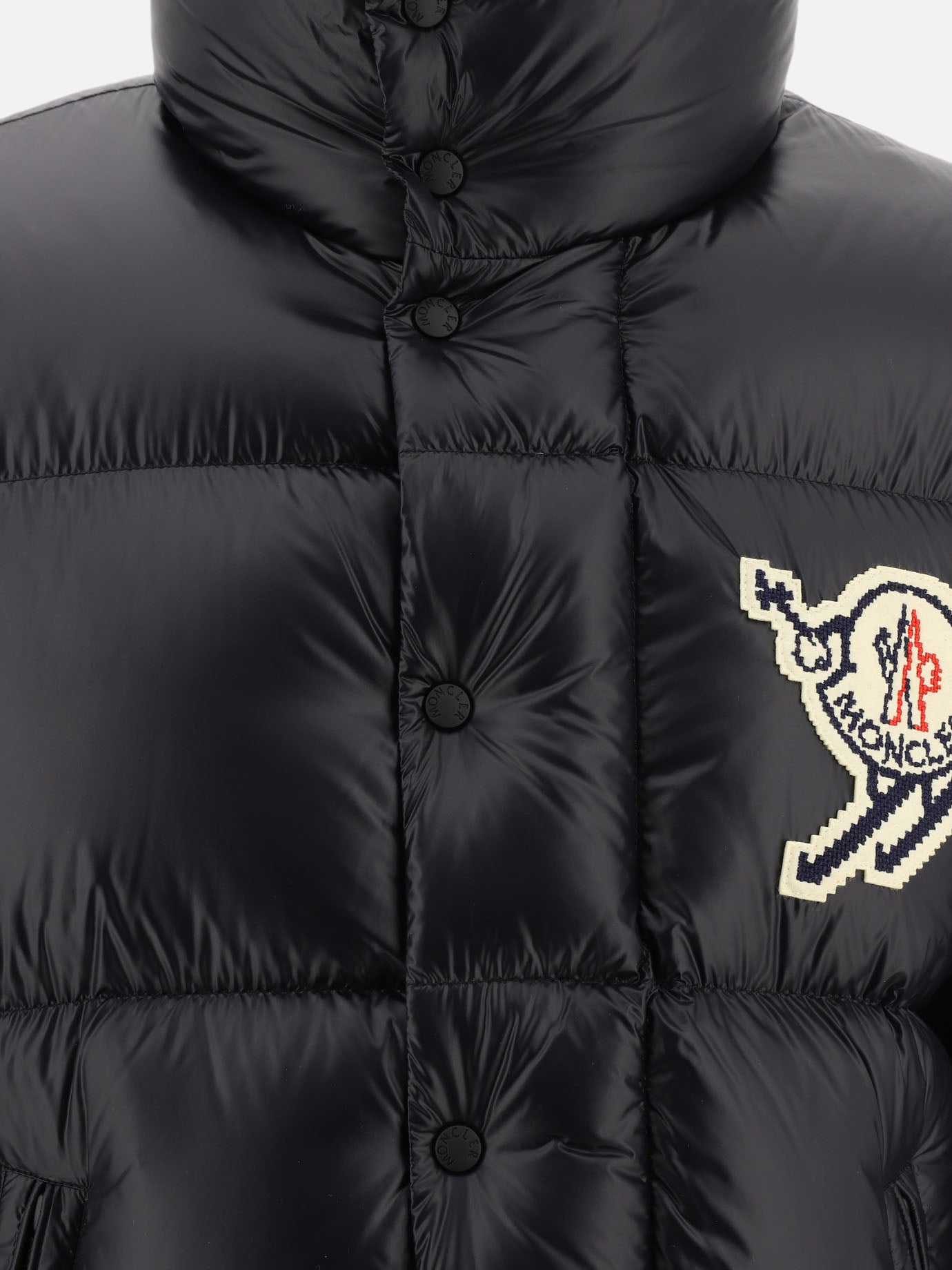 Piumini corti Solid colour  Nero - Moncler Uomo | PDP | VIETTI Online Store | Zoom-Modal_3
