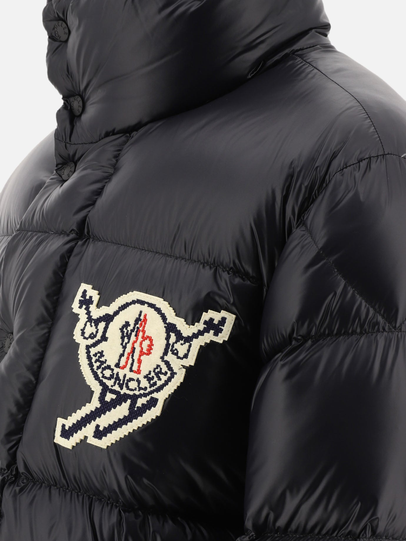 Piumini corti Solid colour  Nero - Moncler Uomo | PDP | VIETTI Online Store | thumbnail_4