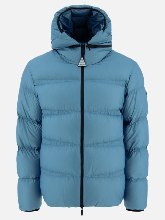 Piumini corti Solid colour  Azzurro - Moncler Uomo | PLP | VIETTI Online Store 
