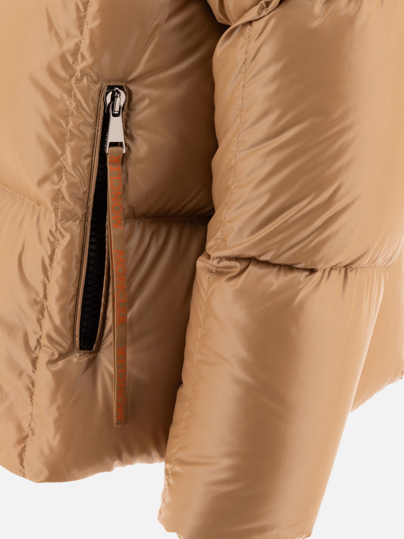 Piumini corti Solid colour  Beige - Moncler Donna | PDP | VIETTI Online Store | thumbnail_4