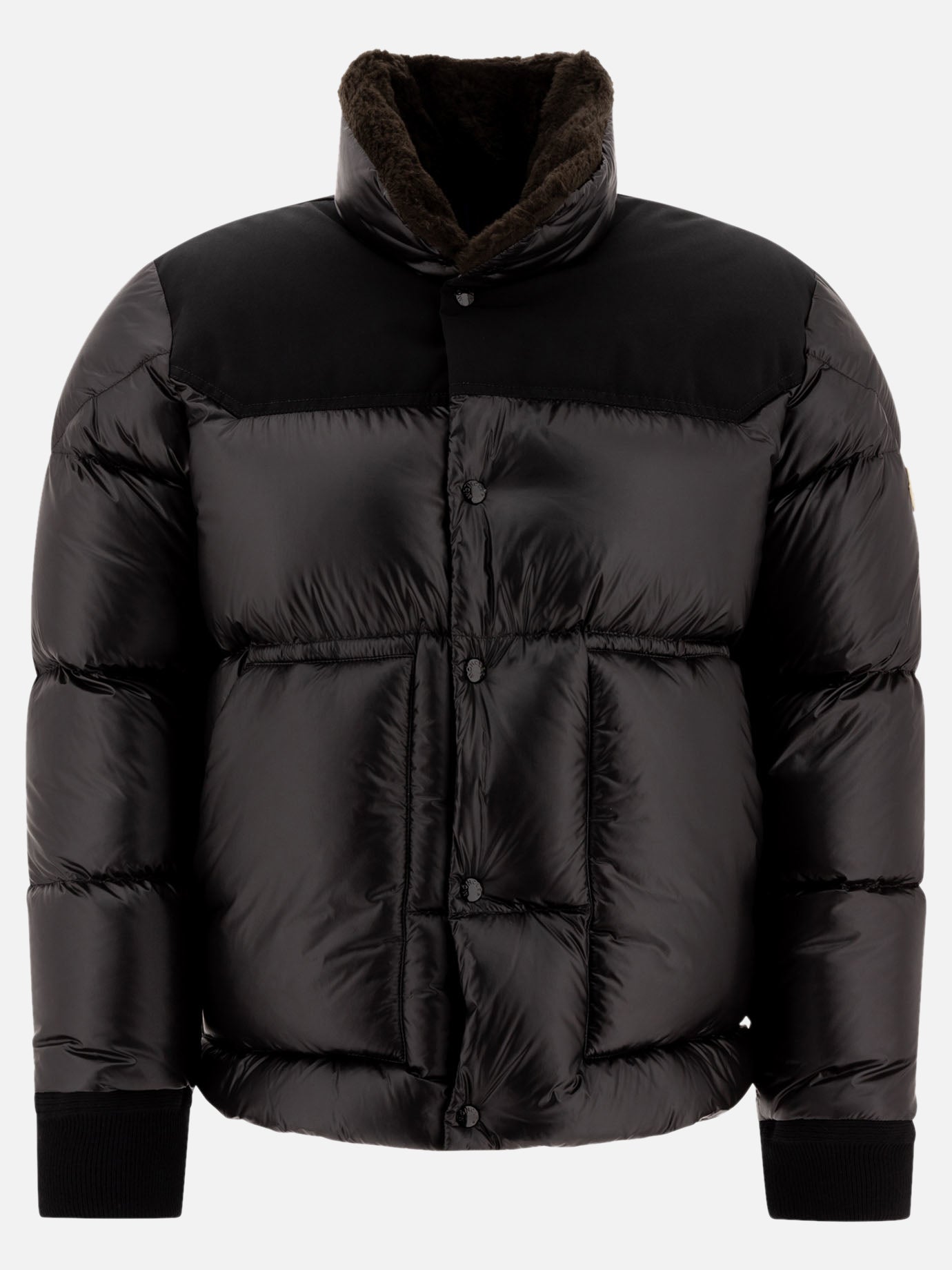 Piumini corti Solid colour  Nero - Moncler Uomo | PDP | VIETTI Online Store | thumbnail