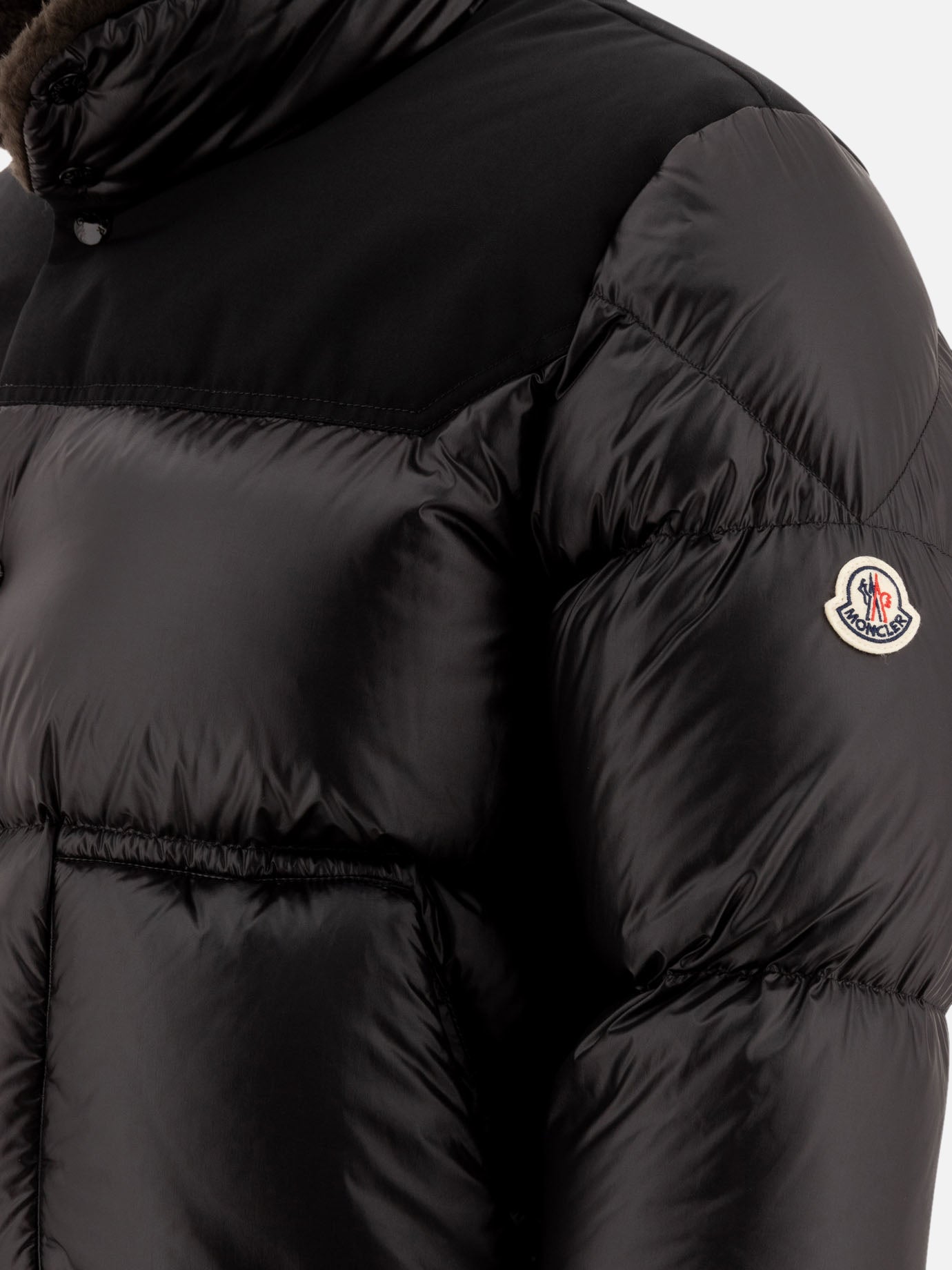 Piumini corti Solid colour  Nero - Moncler Uomo | PDP | VIETTI Online Store | thumbnail_4