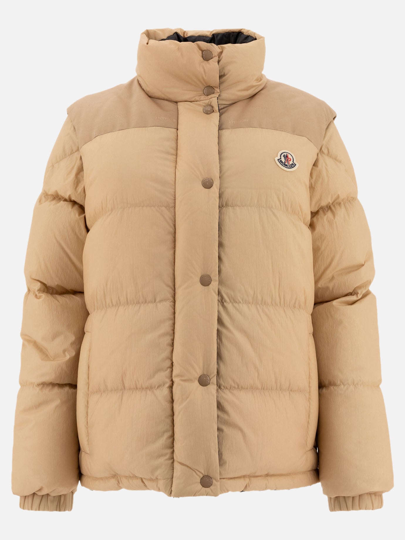 Piumini corti Solid colour  Beige - Moncler Donna | PDP | VIETTI Online Store | thumbnail