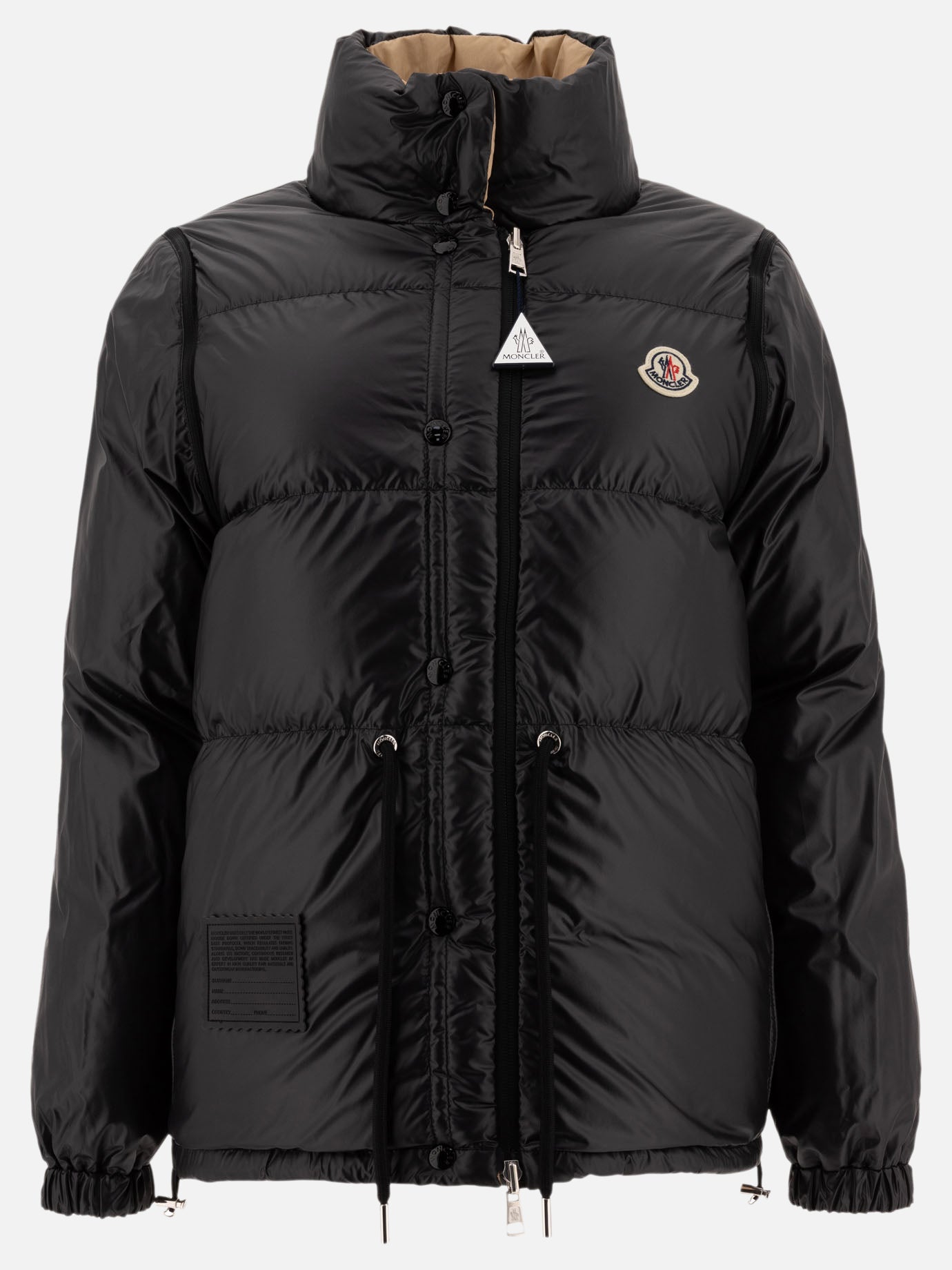 Piumini corti Solid colour  Beige - Moncler Donna | PDP | VIETTI Online Store | thumbnail_2