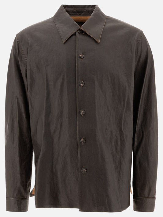 Giacche overshirt Solid colour  Marrone - Our Legacy Uomo | PLP | VIETTI Online Store 
