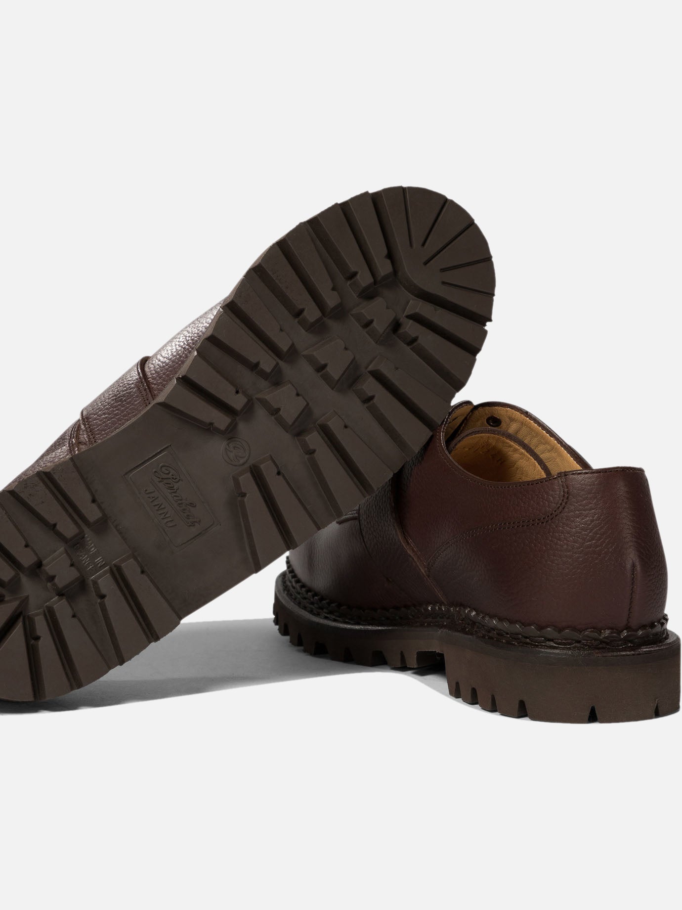 靴 PARABOOT CHAMBORD 7.5 Dark Brown Paraboot - Chambord Shoes in Dark Brown – Stoy