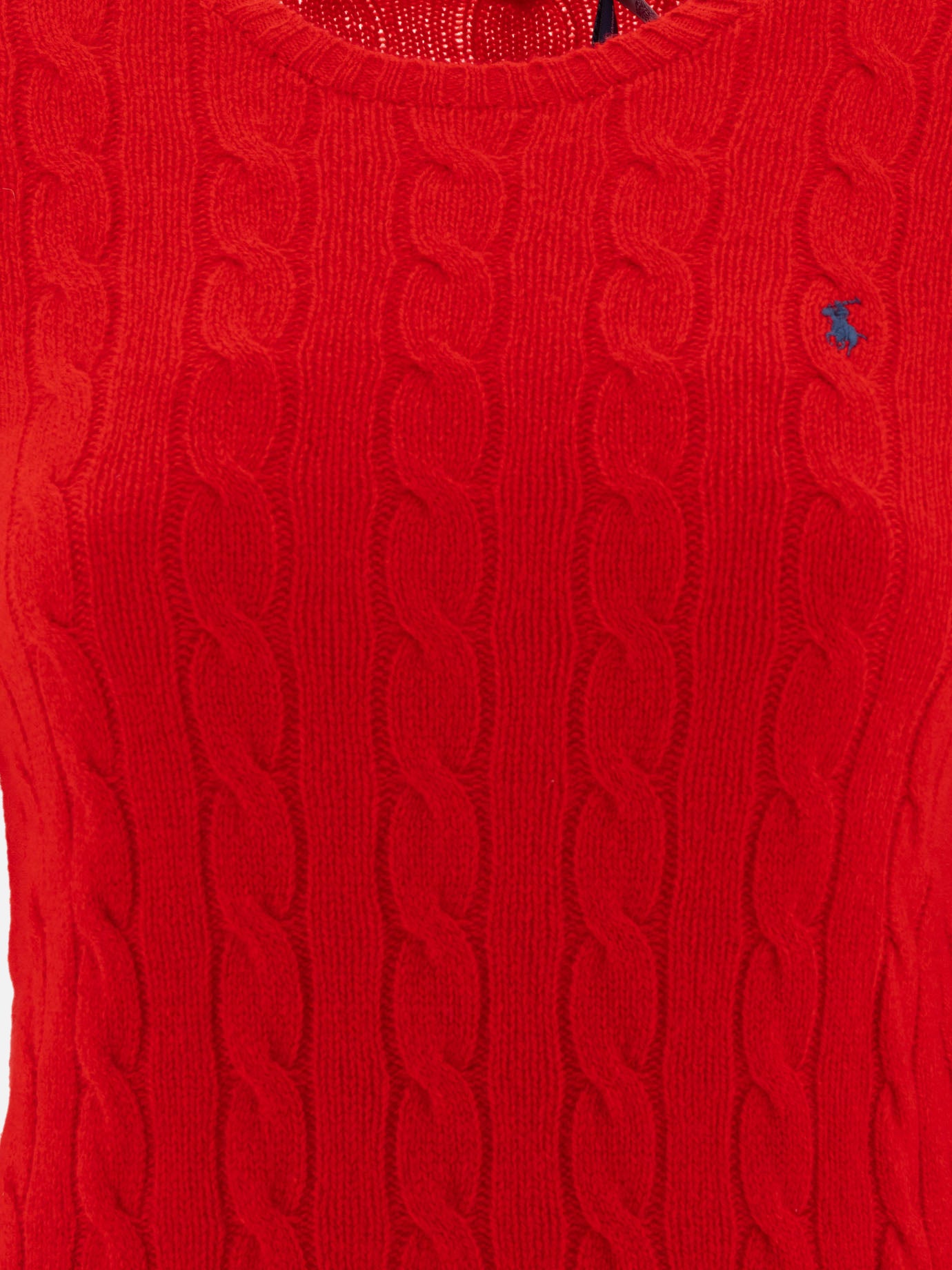 Polo Ralph Lauren "Pony" cable-knit sweater Red