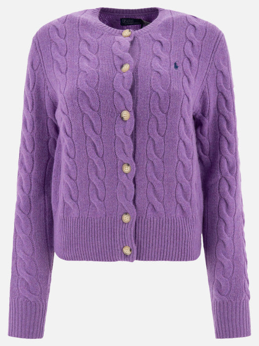 Cardigan Solid colour  Viola - Polo Ralph Lauren Donna | PLP | VIETTI Online Store 
