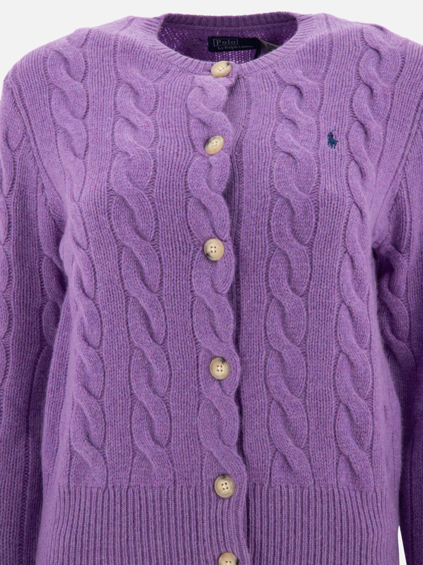 Cardigan Solid colour  Viola - Polo Ralph Lauren Donna | PDP | VIETTI Online Store | Zoom-Modal_3

