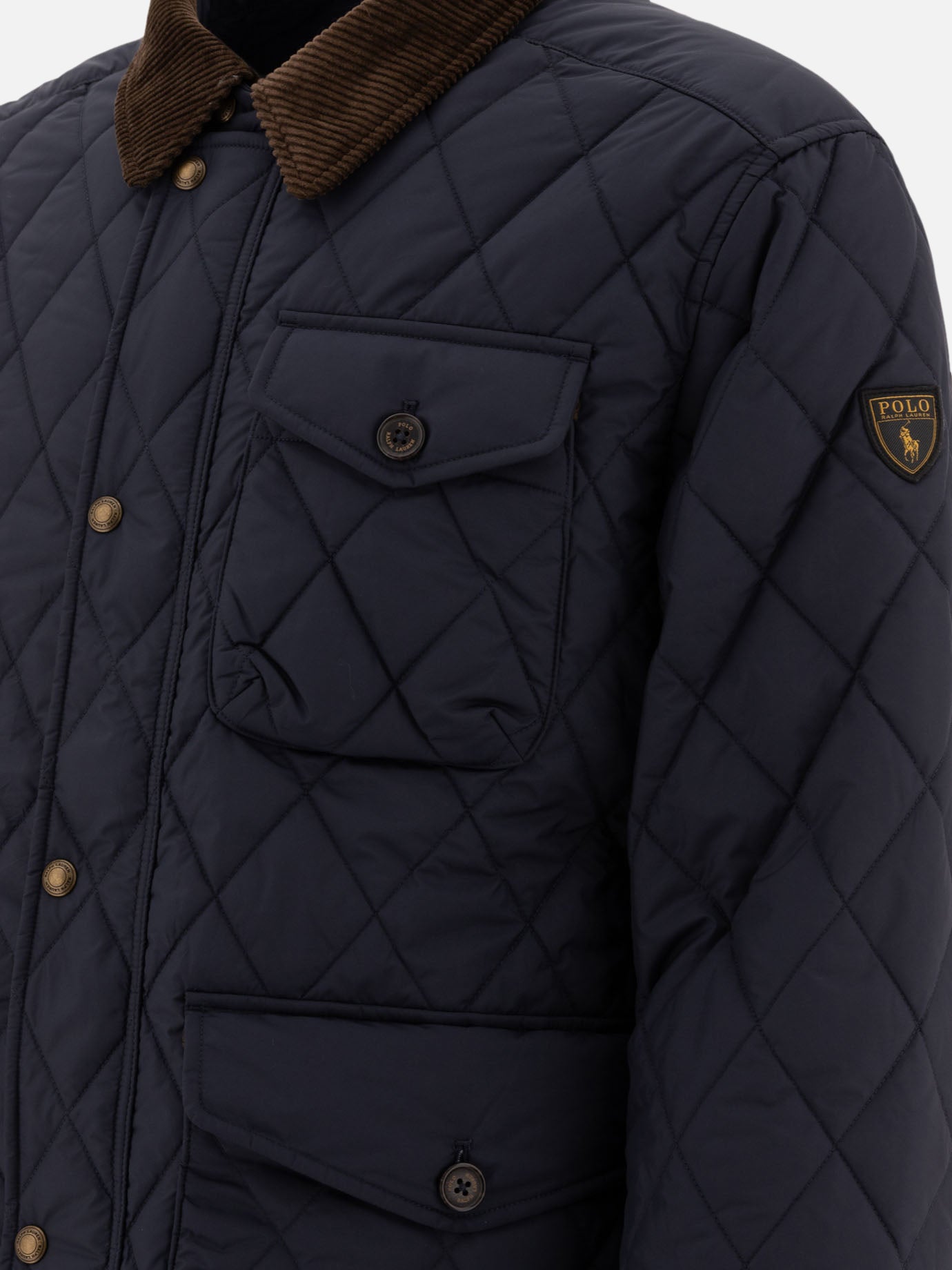 Giacche leggere & Trapuntate Solid colour  Blu - Polo Ralph Lauren Uomo | PDP | VIETTI Online Store | Zoom-Modal_4
