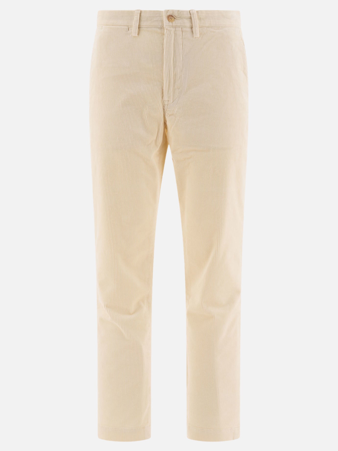 Straight-leg corduroy trousers