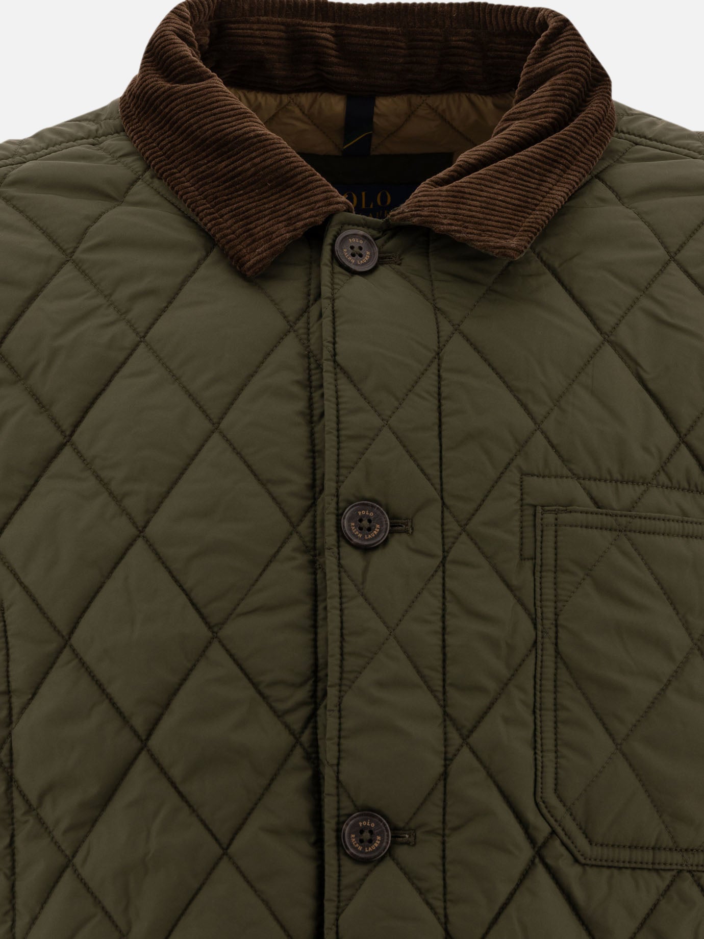 Giacche leggere & Trapuntate Solid colour  Verde - Polo Ralph Lauren Uomo | PDP | VIETTI Online Store | Zoom-Modal_3
