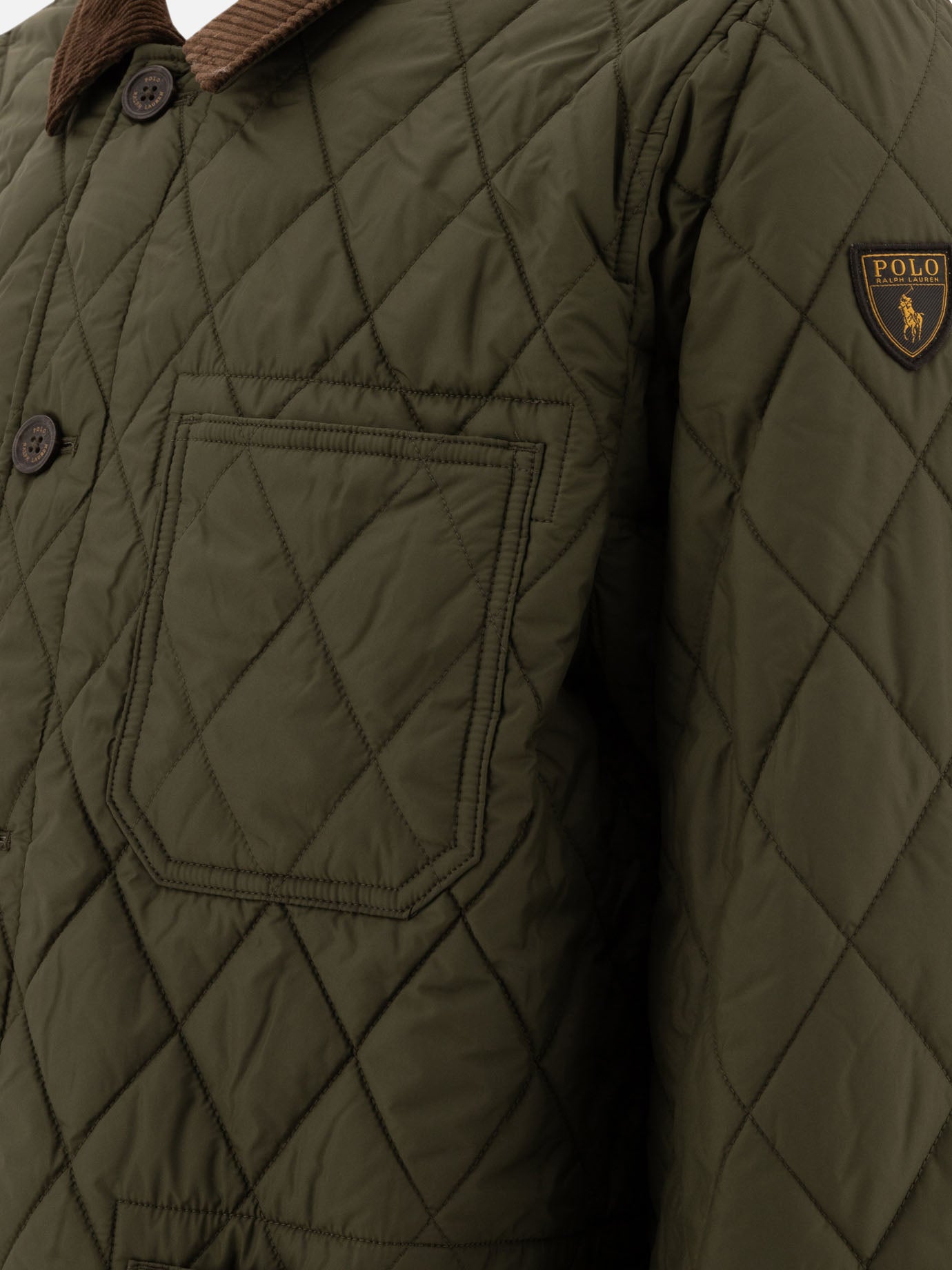 Giacche leggere & Trapuntate Solid colour  Verde - Polo Ralph Lauren Uomo | PDP | VIETTI Online Store | thumbnail_4