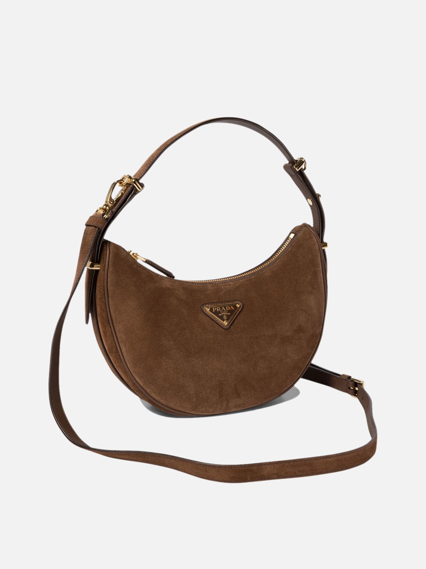 Prada "Prada Arqué" shoulder bag Brown