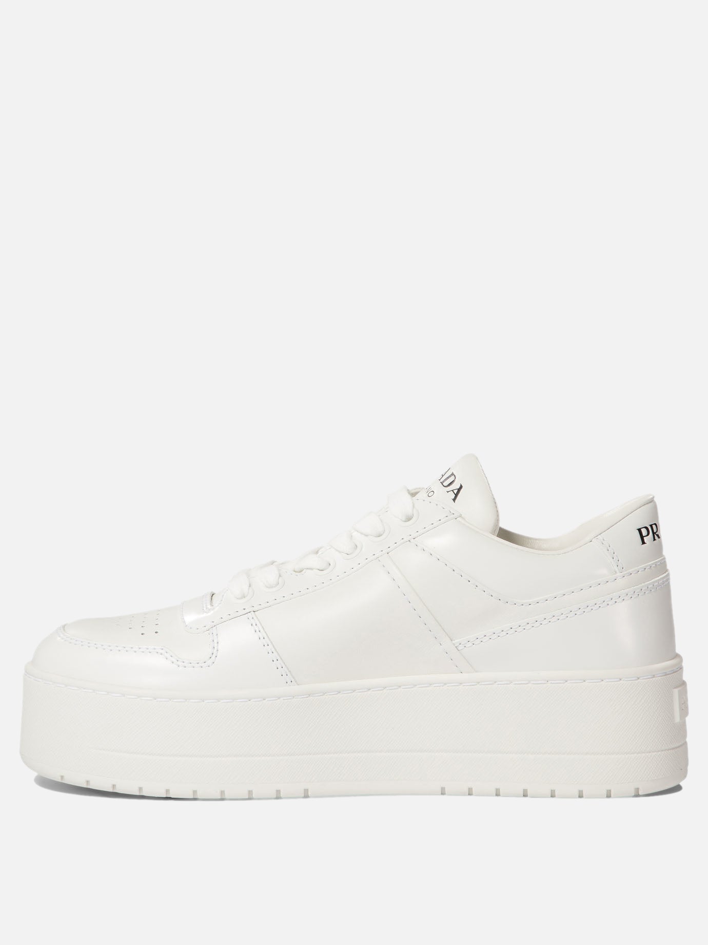 Low top sneakers 100% calf leather - 100% rubber  White - Prada Women | PDP | VIETTI Online Store | Zoom-Modal_3
