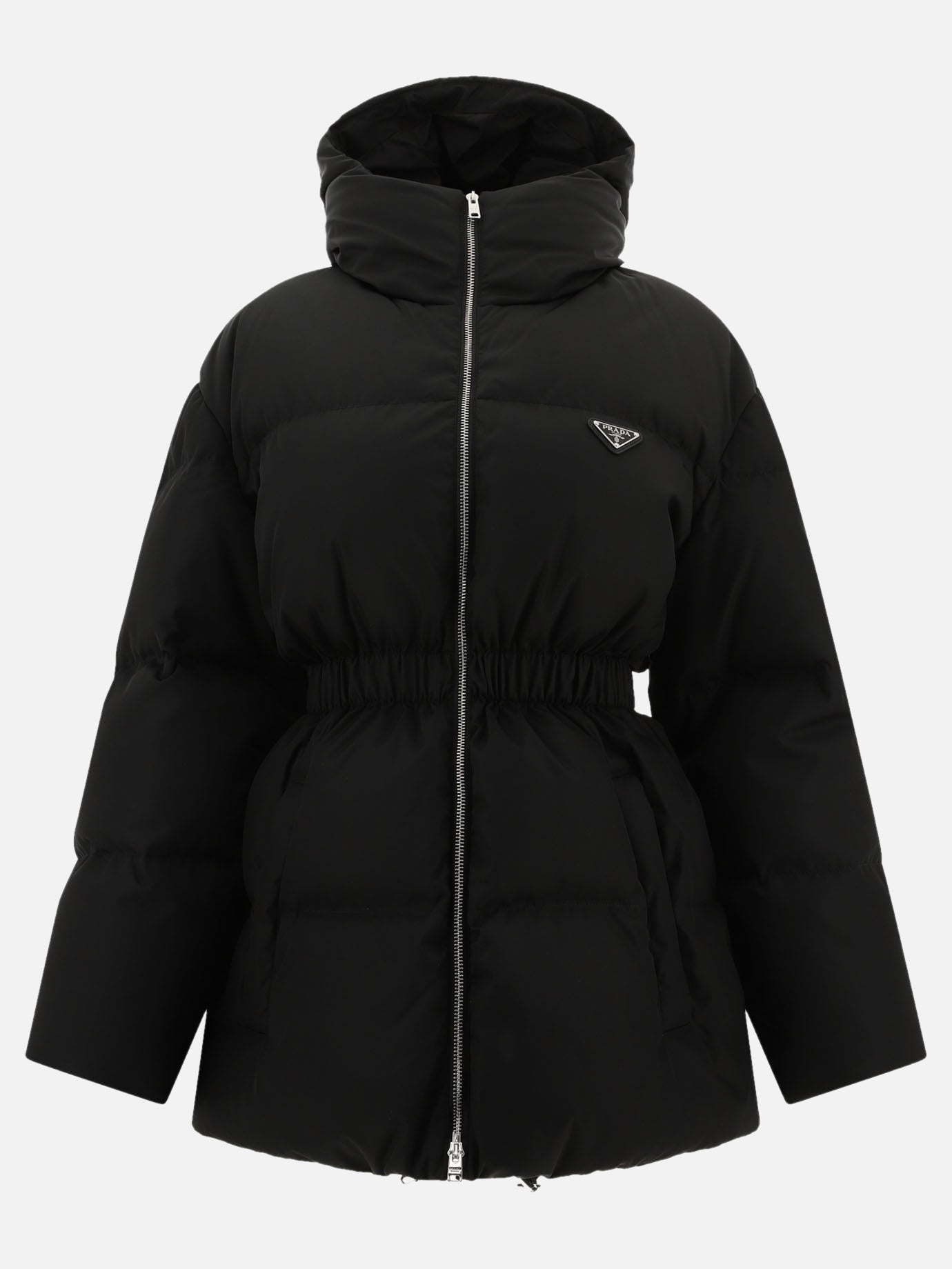 Piumini corti Solid colour  Nero - Prada Donna | PDP | VIETTI Online Store | thumbnail