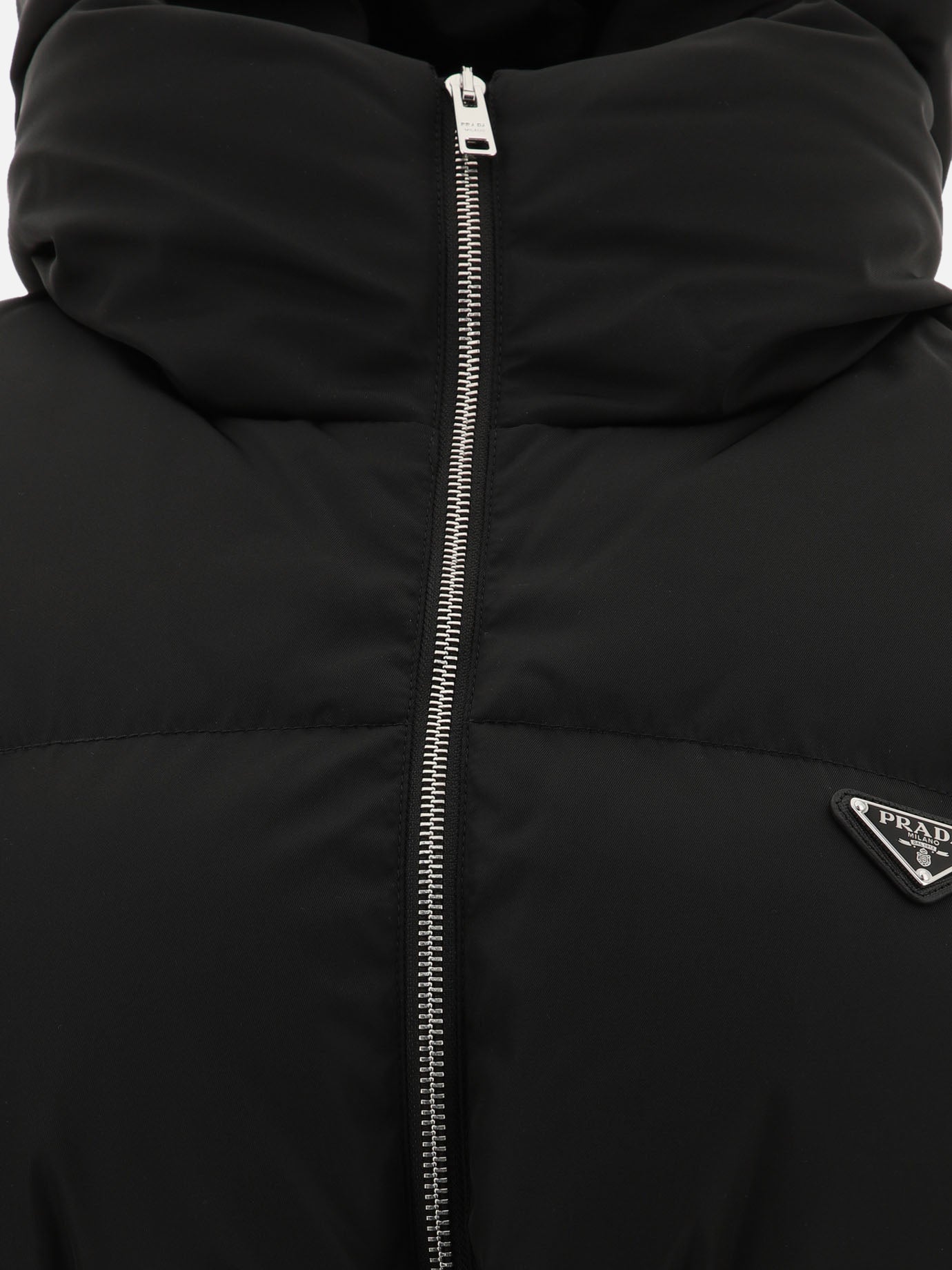Piumini corti Solid colour  Nero - Prada Donna | PDP | VIETTI Online Store | Zoom-Modal_3
