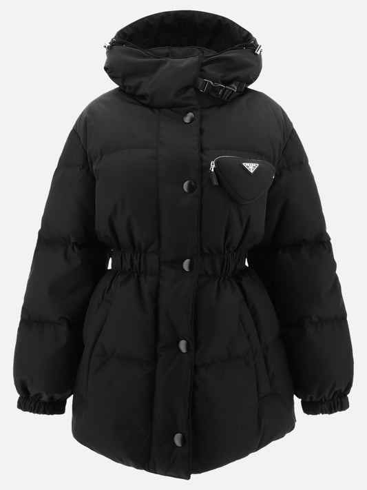Piumini corti Solid colour  Nero - Prada Donna | PLP | VIETTI Online Store 
