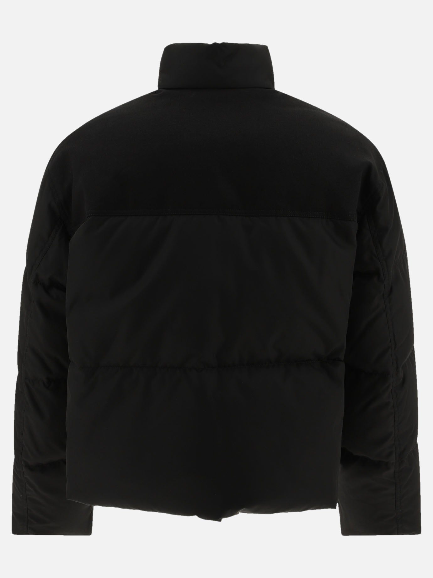 Piumini corti Solid colour  Nero - Prada Uomo | PDP | VIETTI Online Store | thumbnail_2
