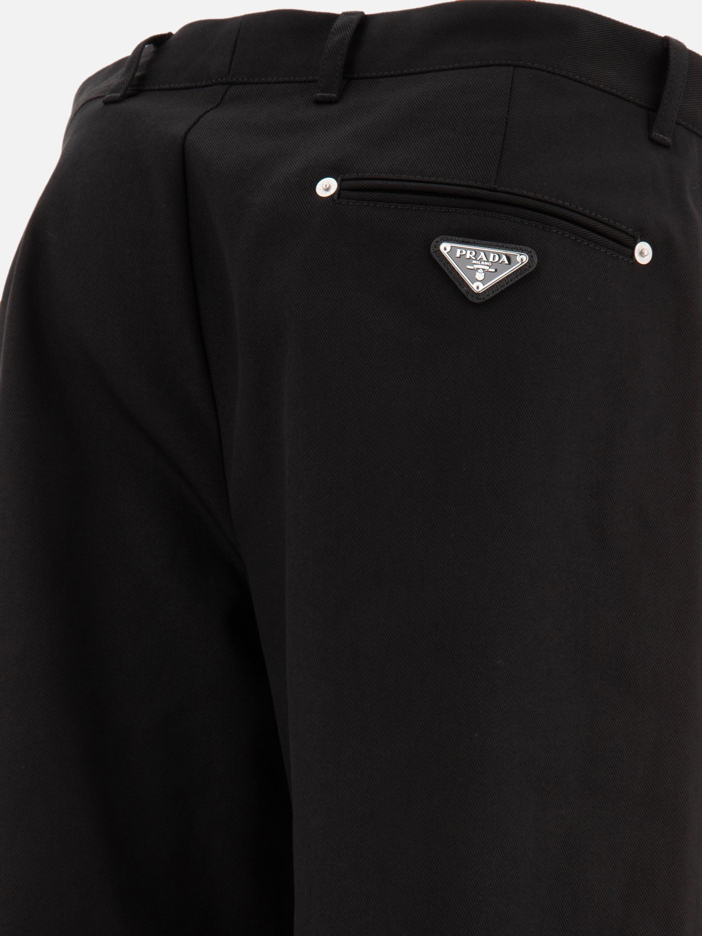 Trousers with triangle logo