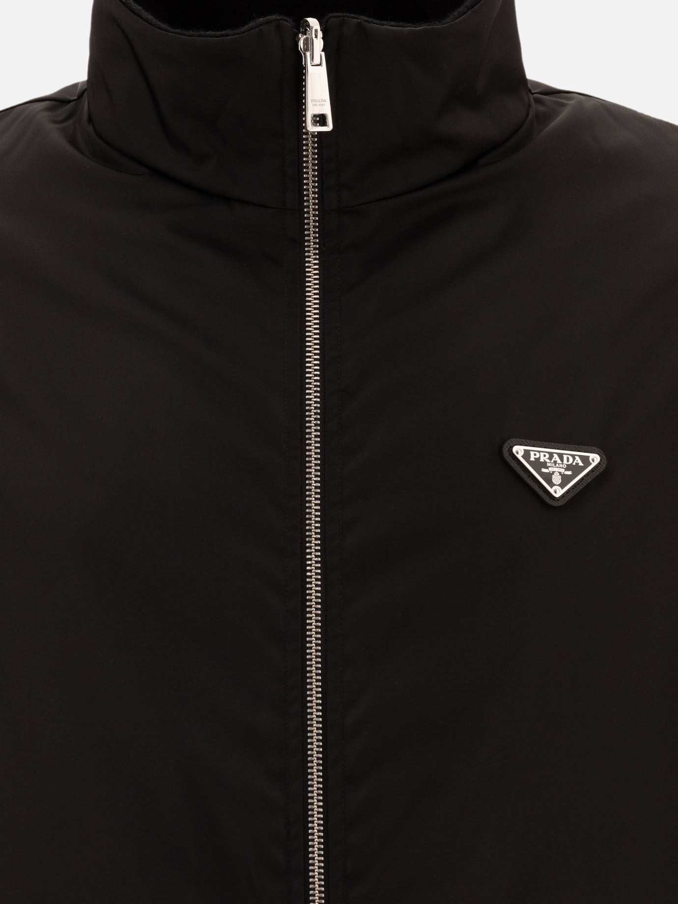 Giacche leggere & Trapuntate Solid colour  Nero - Prada Uomo | PDP | VIETTI Online Store | thumbnail_6