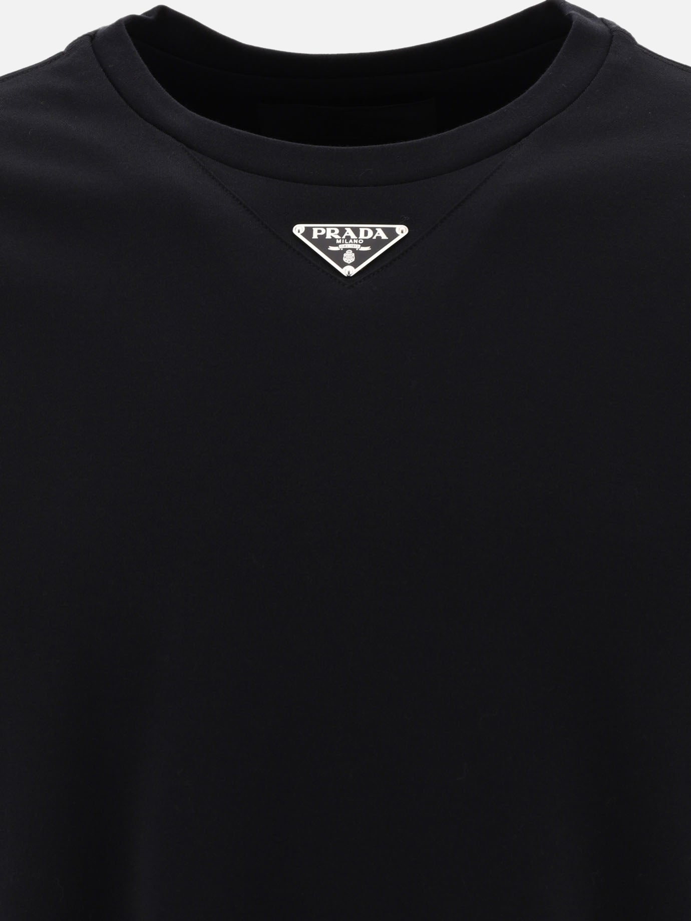 T-shirt with triangle logo