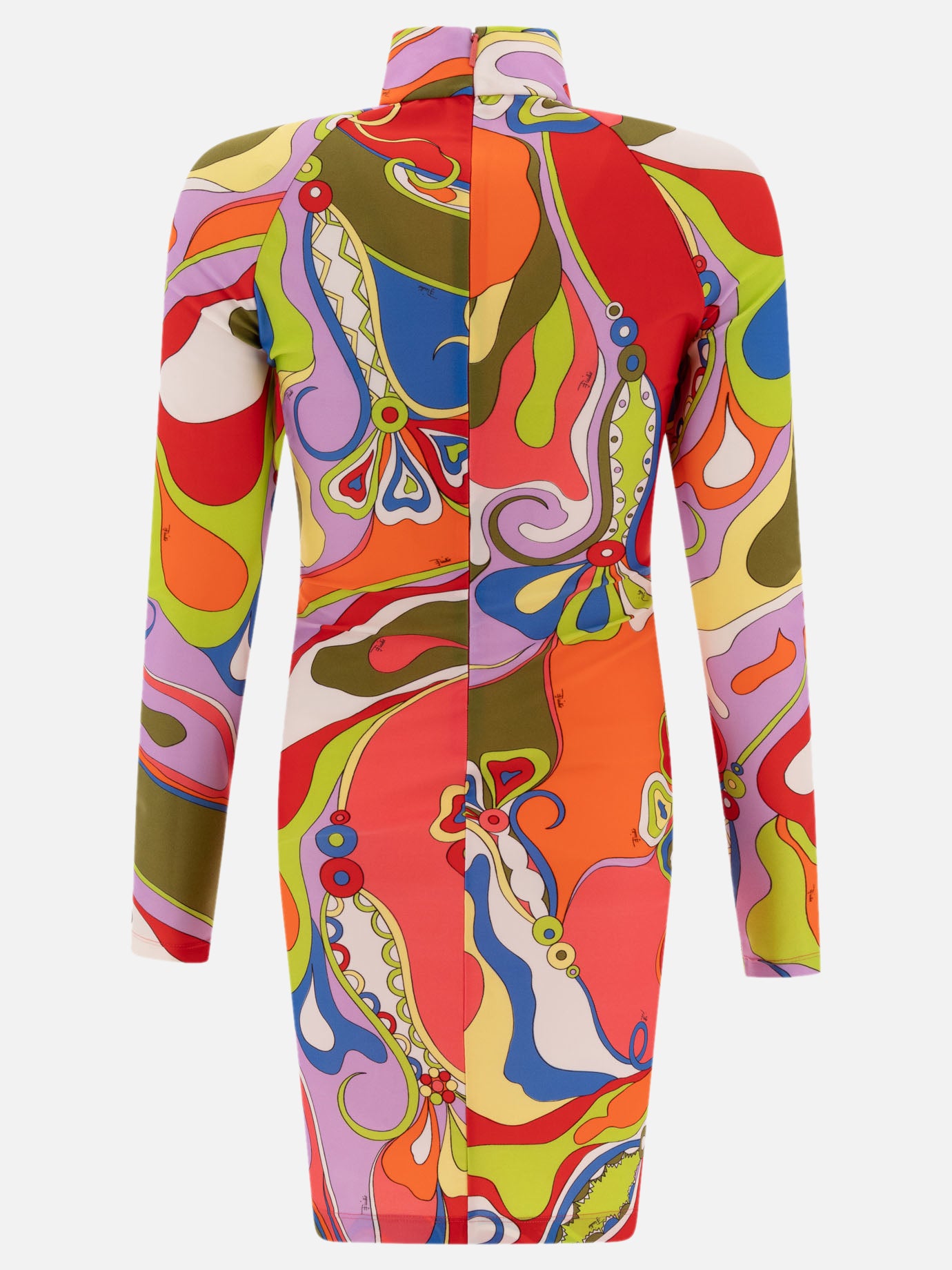 Pucci Orchidee-print dress Fuchsia