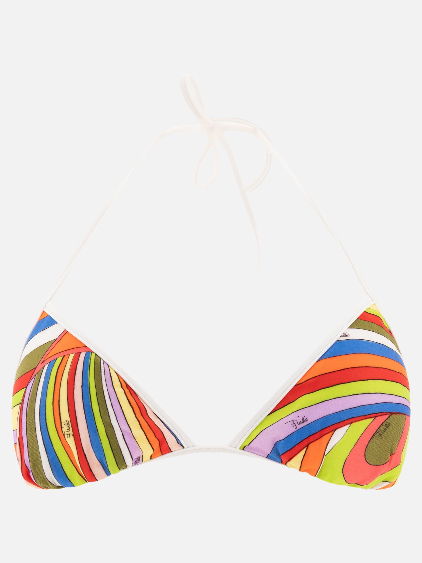 Vietti Pucci Top bikini con stampa Iride