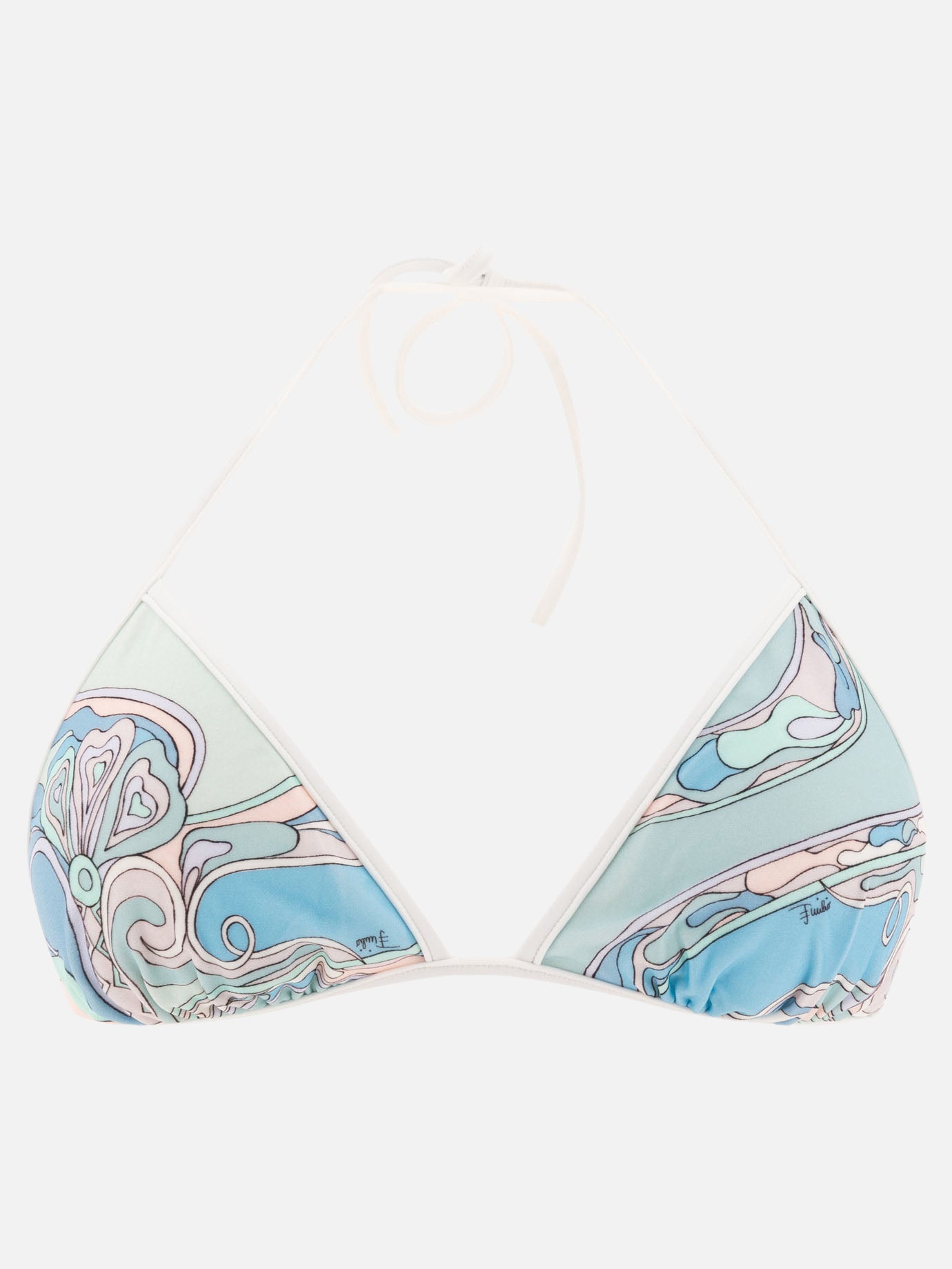 Vietti Pucci Top bikini con stampa Orchidee