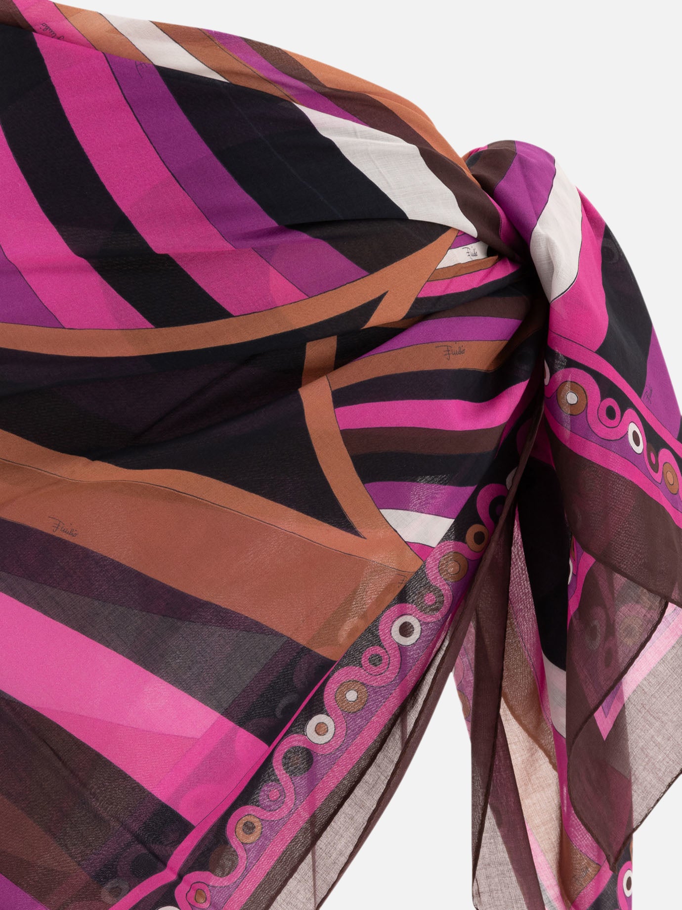 Pucci Iride and Onde-printed sarong Fuchsia