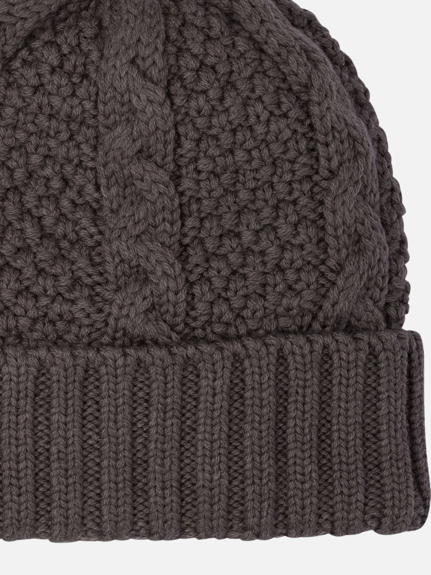 Berretti 100% merino wool  Grigio - Rakkì Donna | PDP | VIETTI Online Store | Zoom-Modal_3
