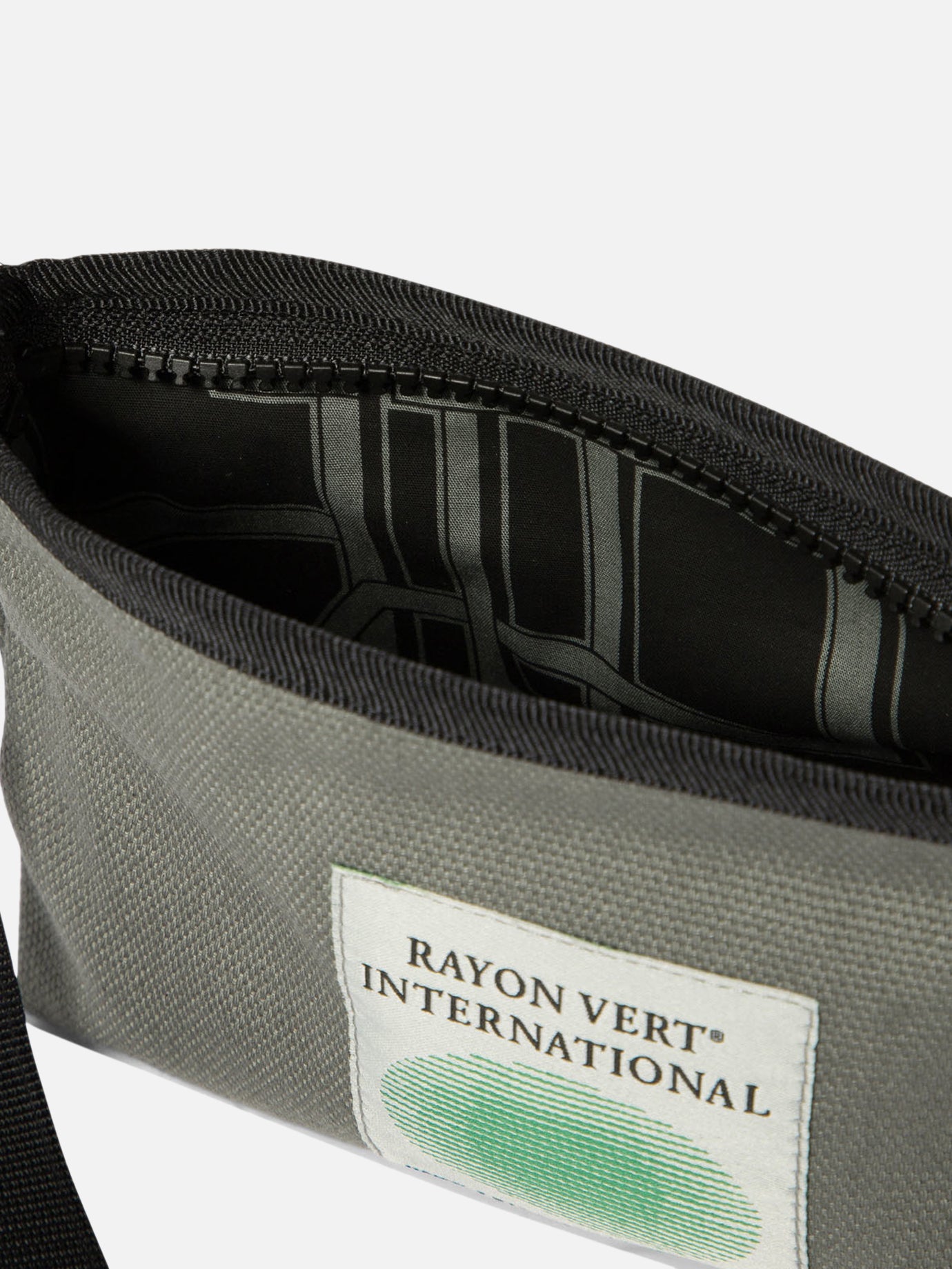 Rayon Vert "Paccheri" crossbody bag Grey