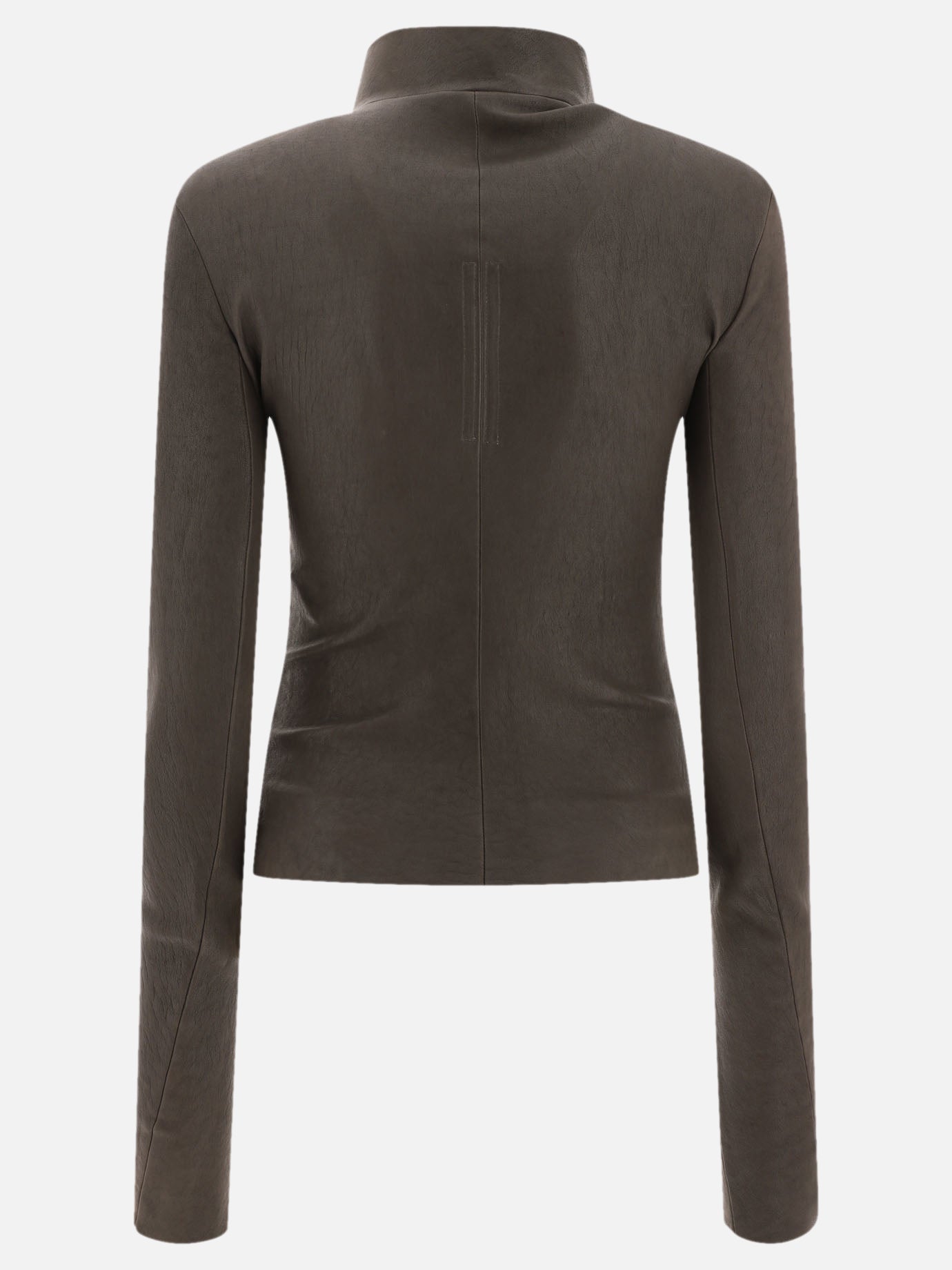 Giacche in pelle Solid colour  Grigio - Rick Owens Donna | PDP | VIETTI Online Store | Zoom-Modal_2
