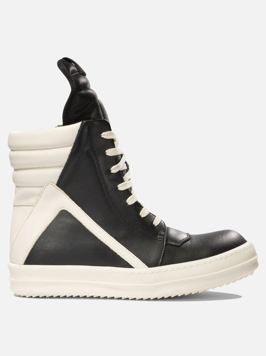 Sneaker alte 100% calf leather - 100% rubber  Nero - Rick Owens Donna | PDP | VIETTI Online Store 
