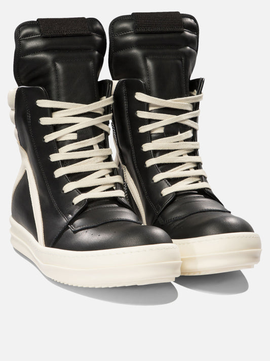Sneaker alte 100% calf leather - 100% rubber  Nero - Rick Owens Donna | PDP | VIETTI Online Store | 2
