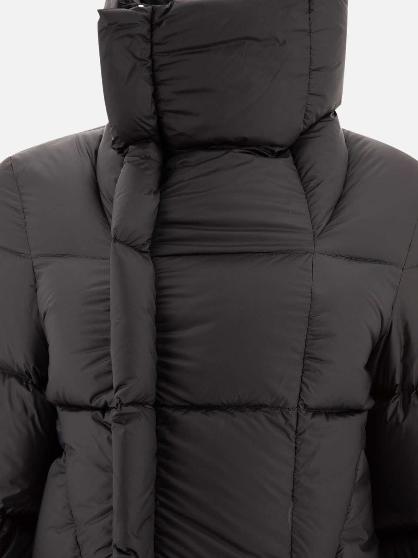 Piumini corti Solid colour  Nero - Rick Owens Donna | PDP | VIETTI Online Store | thumbnail_3