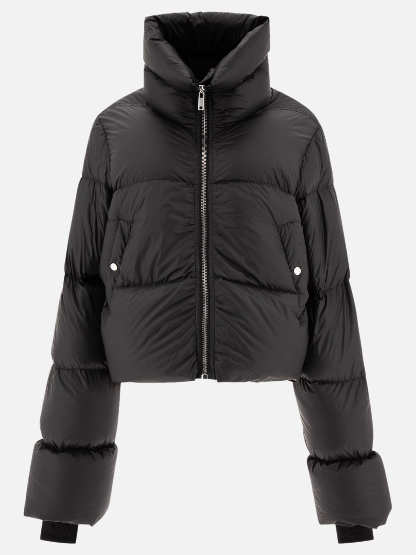 Piumini corti Solid colour  Nero - Rick Owens Donna | PDP | VIETTI Online Store | thumbnail