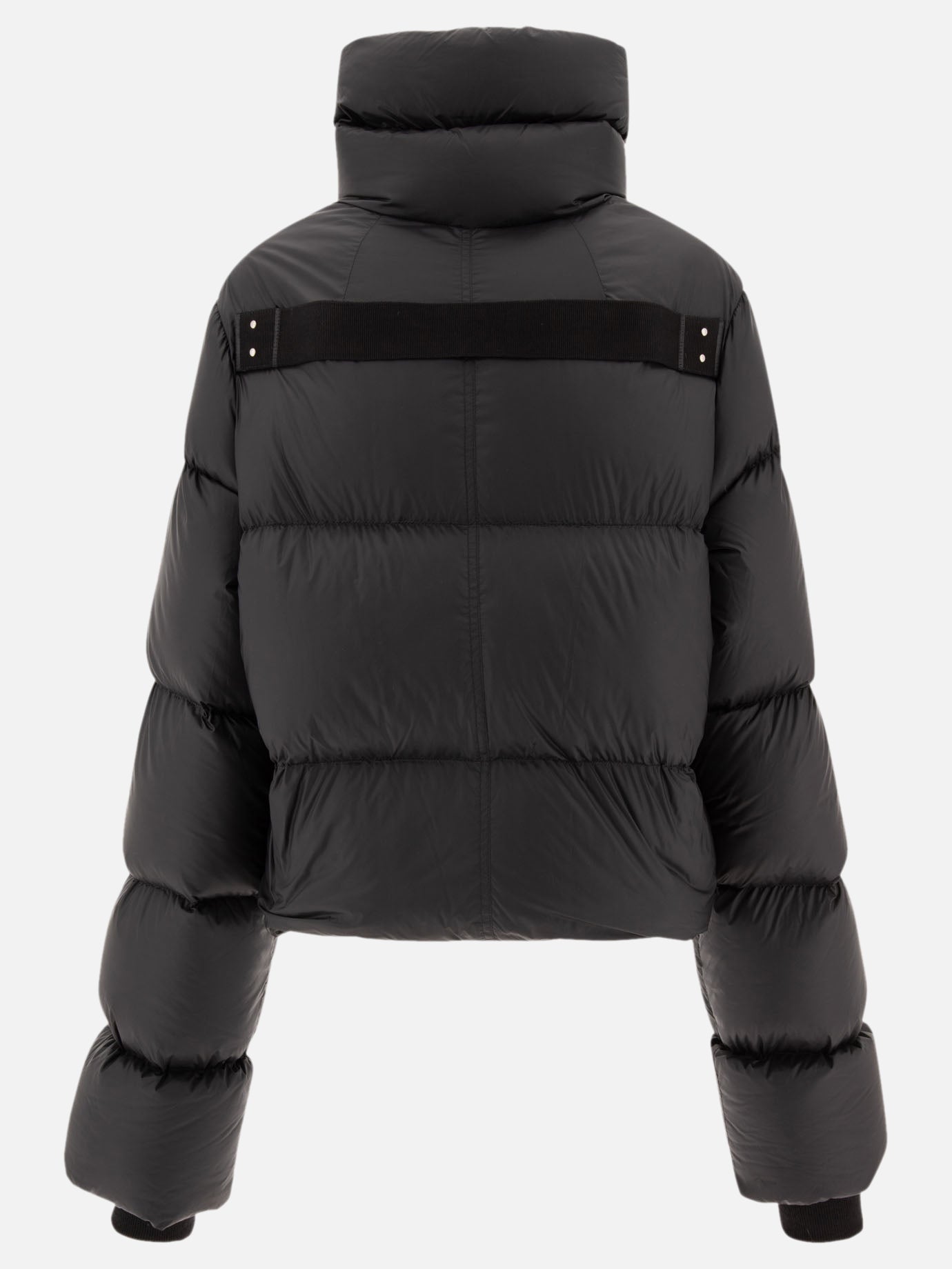 Piumini corti Solid colour  Nero - Rick Owens Donna | PDP | VIETTI Online Store | thumbnail_2
