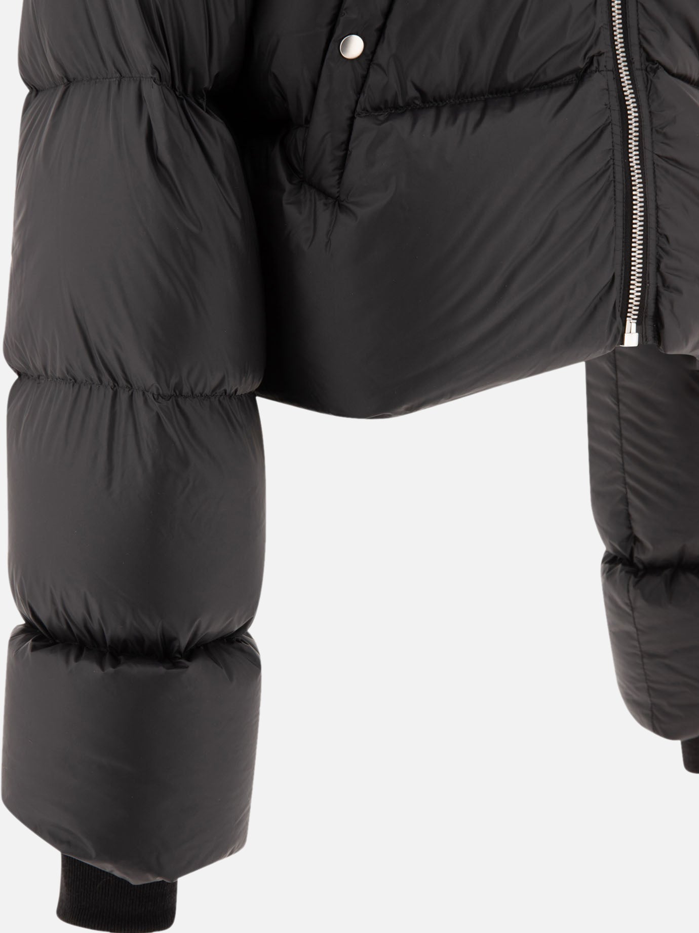 Piumini corti Solid colour  Nero - Rick Owens Donna | PDP | VIETTI Online Store | thumbnail_4