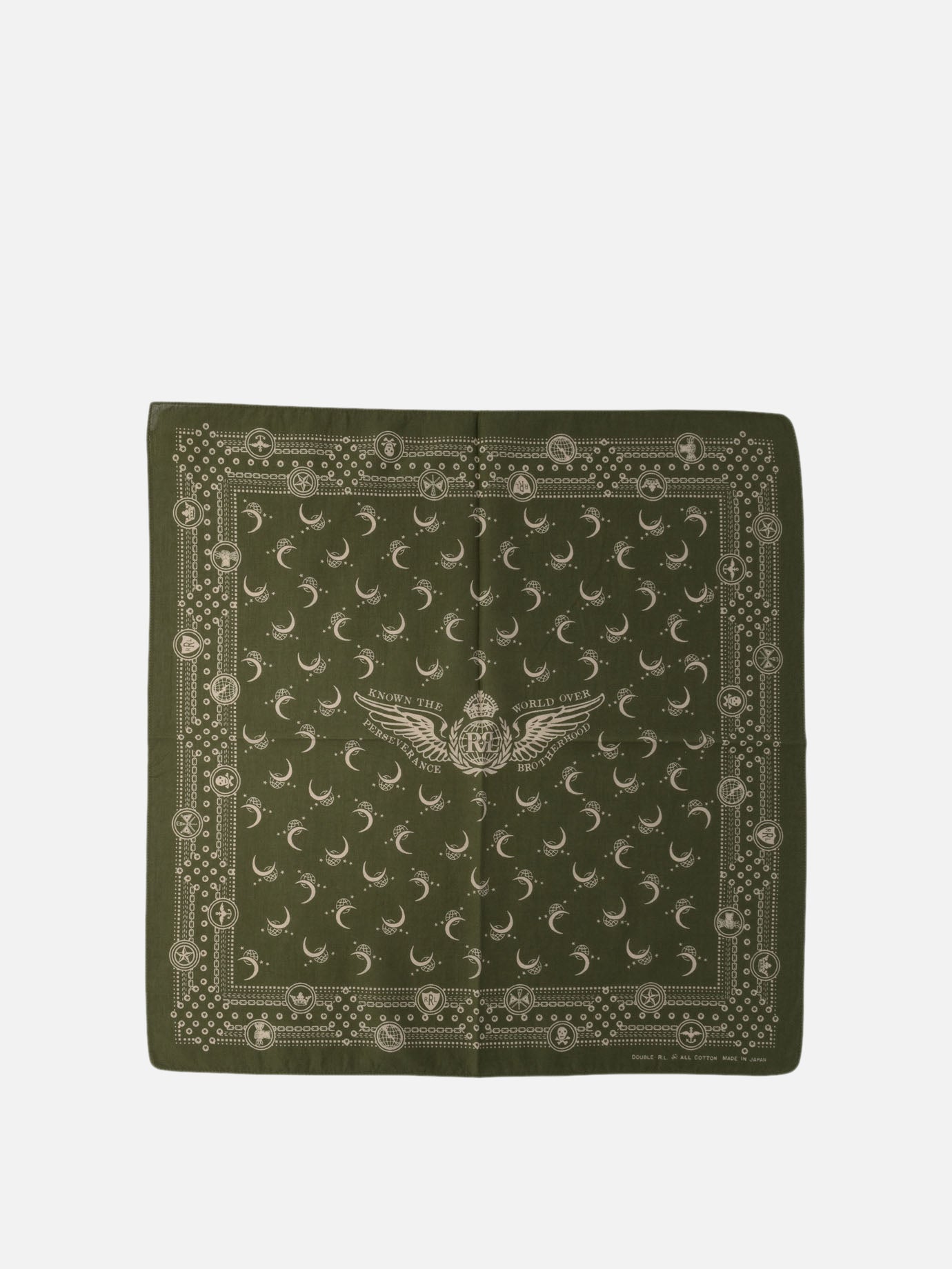 Vietti RRL by Ralph Lauren Bandana in cotone con logo alato