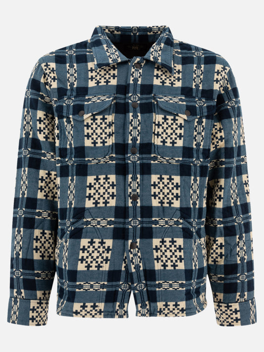 Giacche overshirt Print  Blu - RRL by Ralph Lauren Uomo | PLP | VIETTI Online Store 
