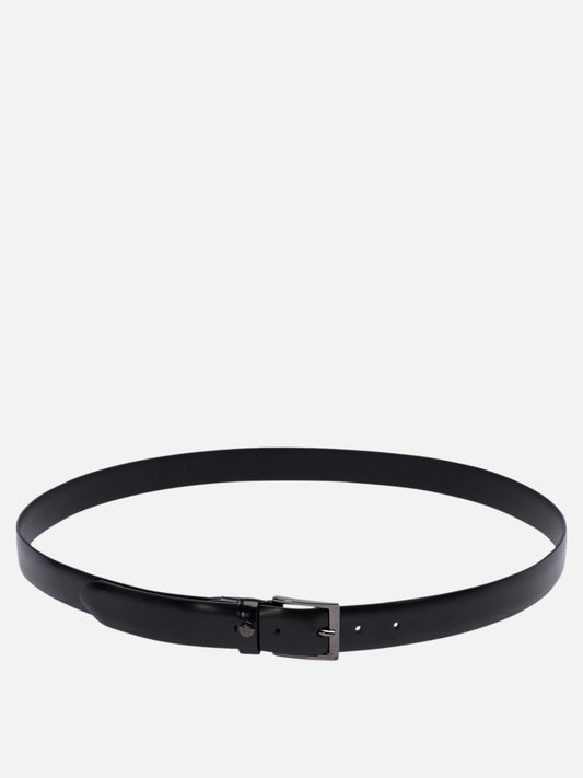 Fabi Leather belt Black

